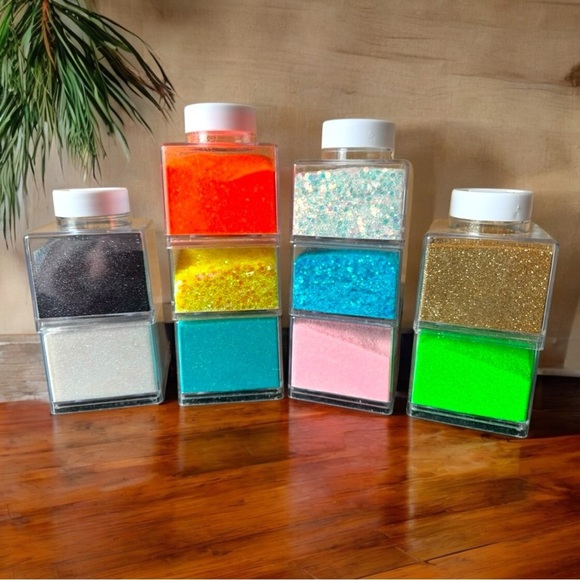 Craft Glitter & Metallic Leaf Flakes Bundle – Sulyn & Resin Easy – 13 Pieces - Picture 3 of 5